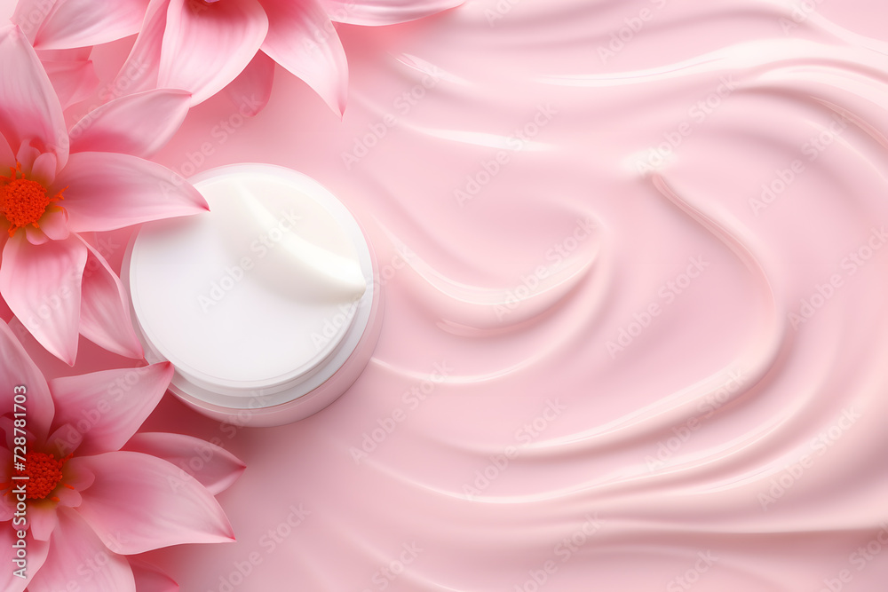 Beauty Cream with Copy Space Beauty Cream with Copy Space
