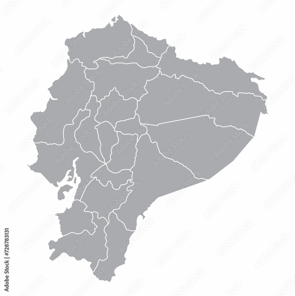 Ecuador provinces map