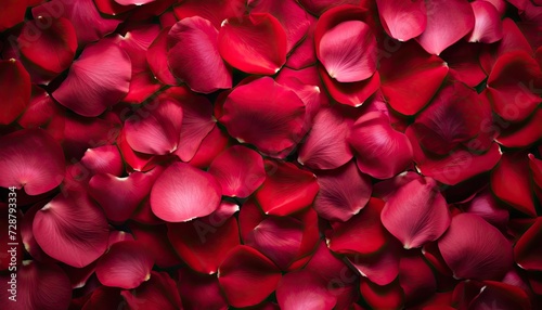 Close-up of Vibrant Red Petals