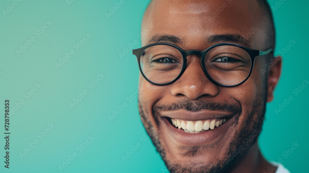 Closeup Portrait of a smiling african american and white guy against a green studio background Closeup Portrait of a smiling african american and white guy against a green studio background