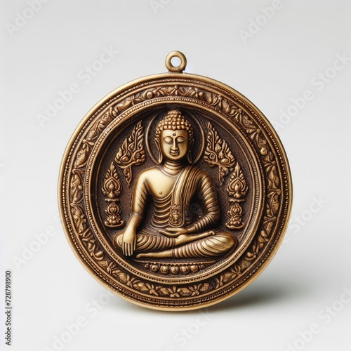 thai religious amulet of a small buddha with magical properties