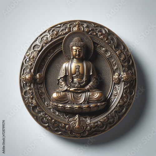 thai religious amulet of a small buddha with magical properties