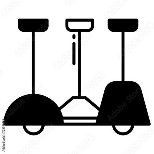 Lights glyph and line vector illustration