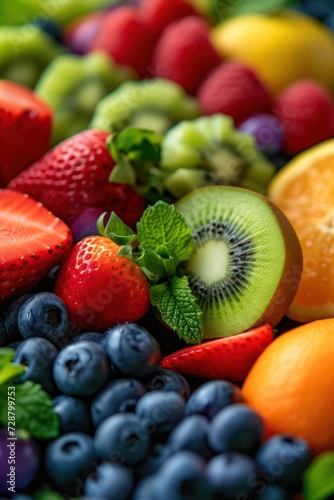 Fresh and vivid fruit