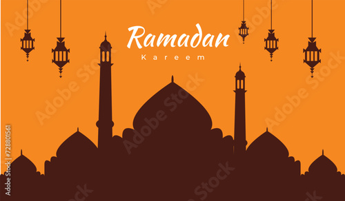 Vector ramadan kareem eid background illustration