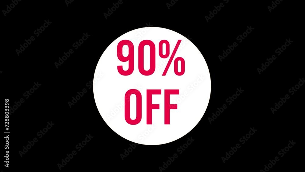 Sale 90% Off, Special Offer 90% off Discount Animation, percent off sale, 90% percent discount off Animation Video, Sale 90% Off, Special Offer 90% off Discount Animation, percent off sale, 90% percent discount off Animation Video,