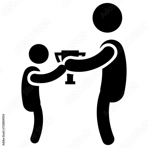 Receiving Trophy 