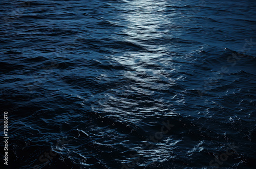 dark blue water