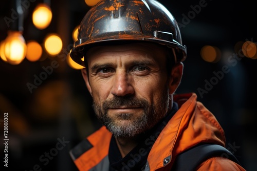 Mastery in Maintenance: The White Industry Maintenance Engineer in This Portrait Exhibits Expertise and Commitment in Ensuring Industrial Efficiency