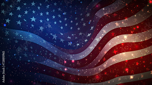 Abstract Fourth of July America Memorial day Veterans Day background