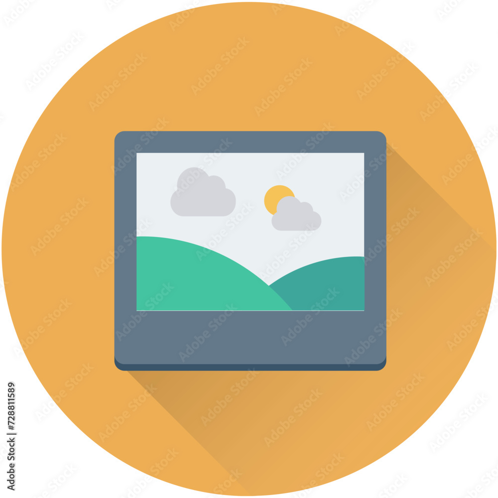 Landscape Vector Icon 