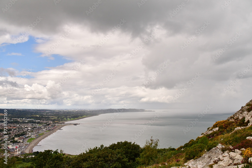 View from Bray head, Bray, County Wicklow, Ireland