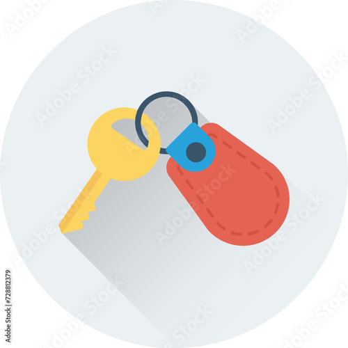 Keychain Vector Icon