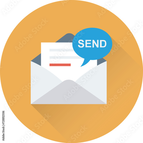 Sending Email Vector Icon