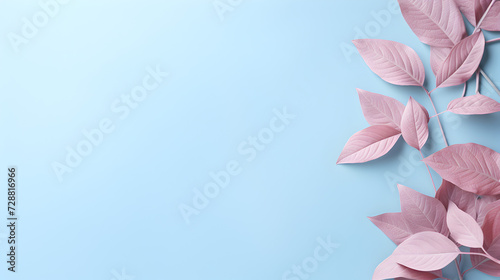 Apple tree flowers on a light blue background, copy space,, Nature macro textures, transparent leaves, beautiful abstract background.Pro Photo