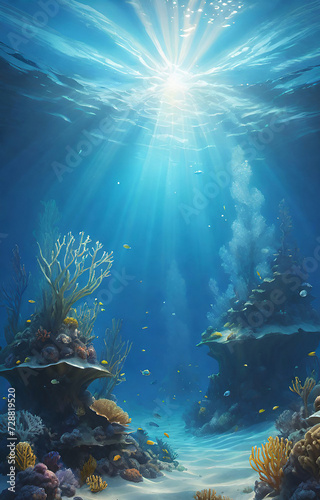 underwater scene  © StockFamous