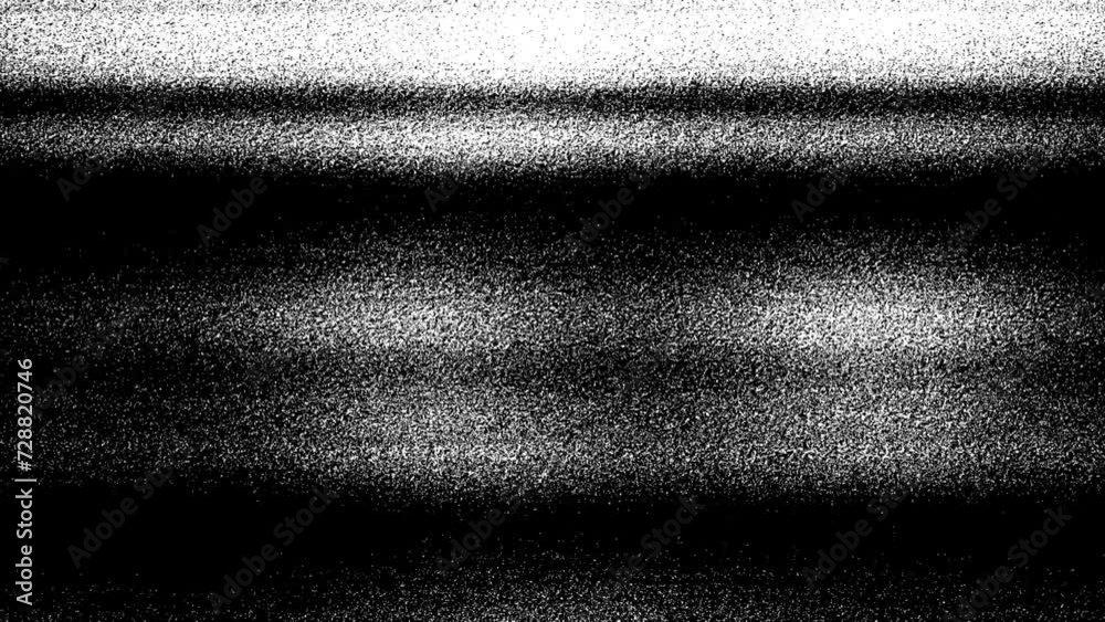 Video effect of white noise and glitch.