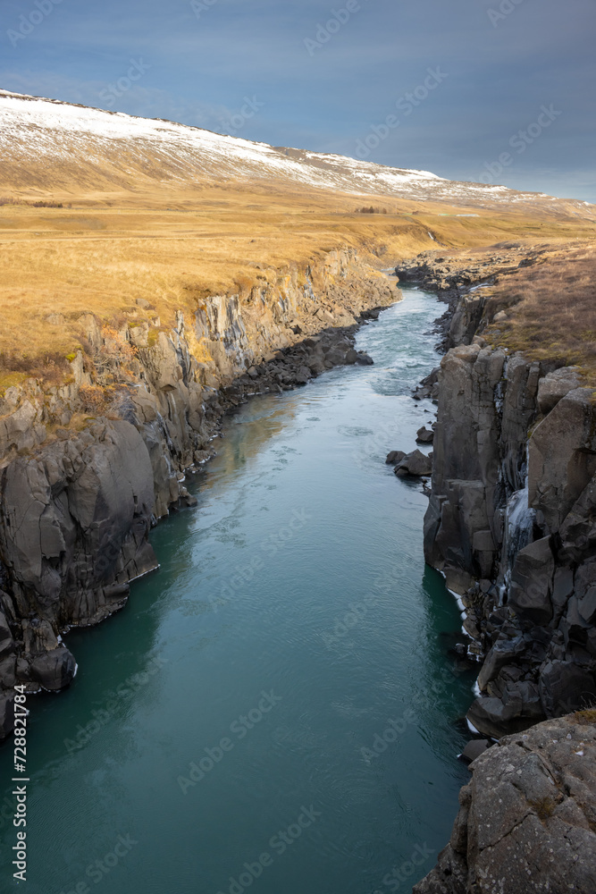 River Jokulsa and the nature, East Iceland