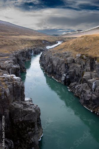 River Jokulsa and the nature, East Iceland