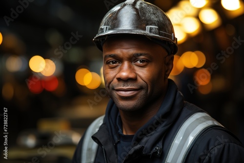 Engineering Expertise: A Black Industry Maintenance Engineer Stands Tall, Demonstrating Proficiency and Commitment to Ensuring Smooth Operations in the Industry © Boris