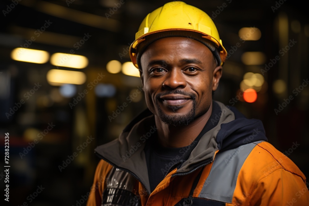 Engineering Expertise: A Black Industry Maintenance Engineer Stands Tall, Demonstrating Proficiency and Commitment to Ensuring Smooth Operations in the Industry Engineering Expertise: A Black Industry Maintenance Engineer Stands Tall, Demonstrating Proficiency and Commitment to Ensuring Smooth Operations in the Industry