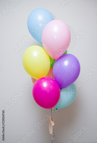 balloons isolated on white