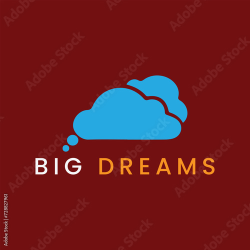 big dreams logo design vector