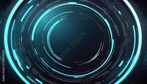 Abstract, modern, circular space, futuristic round background graphic technology futuristic circular backdrop in the background
