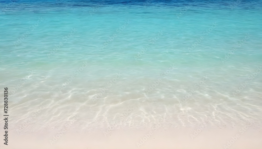 Tropical beach water with crystal clear water on beach background