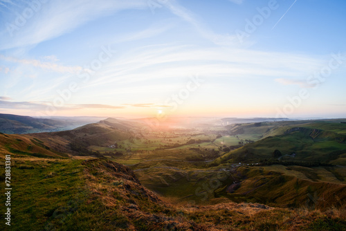 Sunrise over Hope Valley  Peak District