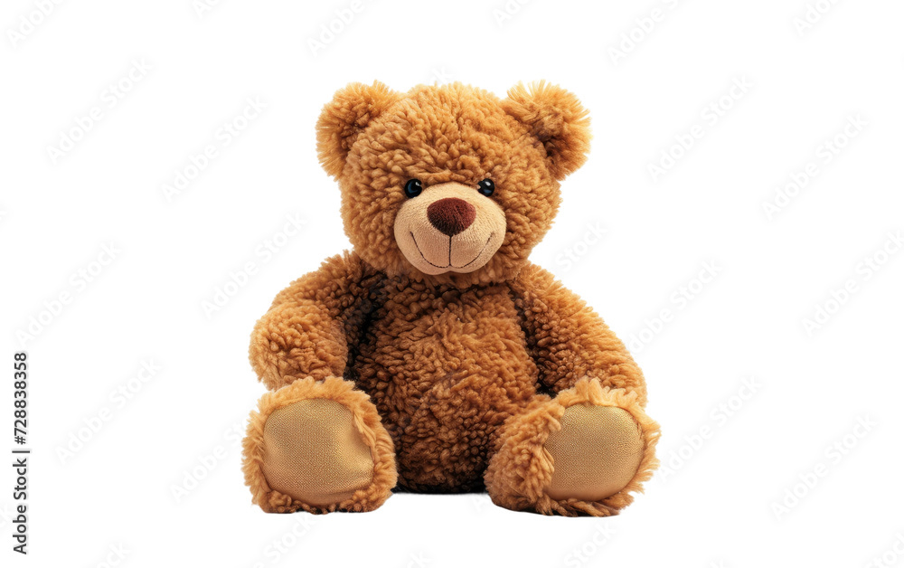 Adorable Teddy Bear isolated on transparent Background