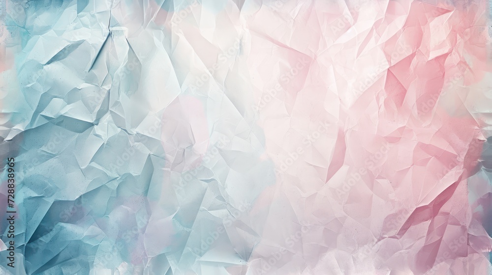  a blue, pink, and white background with a large amount of paper on the bottom half of the image and the bottom half of the image on the bottom half of the bottom half of the image.