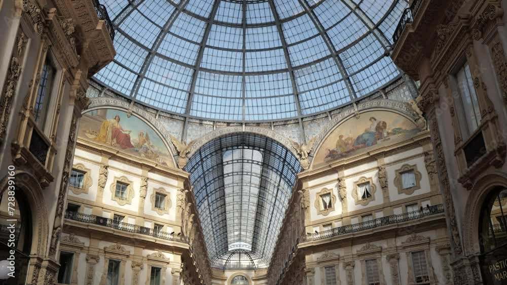Walking through the historic center of Milan, from the monumental cemetery to the cathedral Walking through the historic center of Milan, from the monumental cemetery to the cathedral
