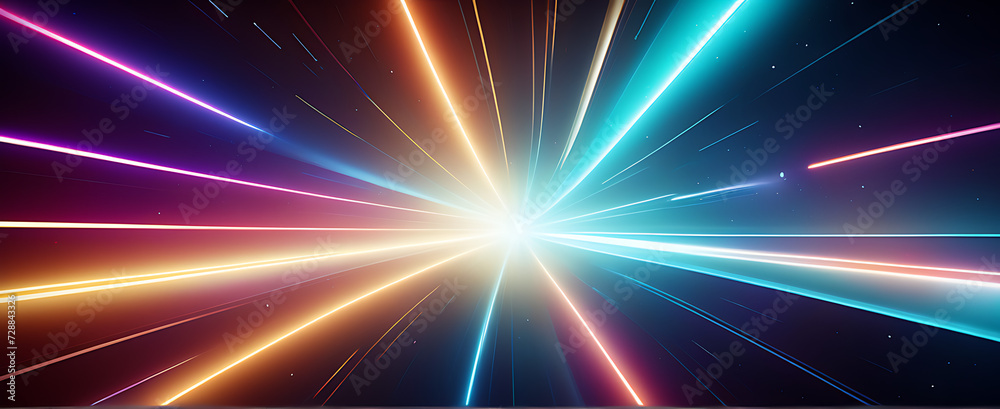 Lightspeed, hyperspace, space warp background. Colorful streaks of light gathering towards the event horizon. Lightspeed, hyperspace, space warp background. Colorful streaks of light gathering towards the event horizon.