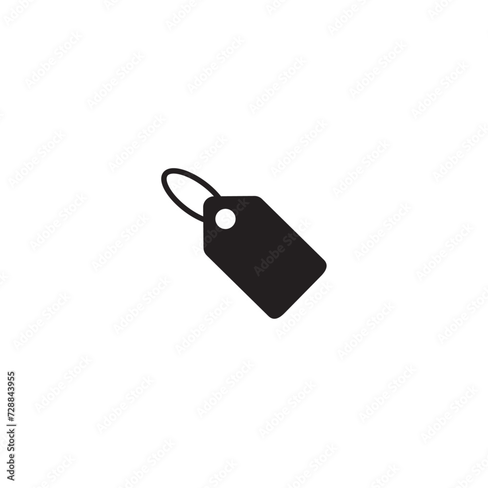 Fototapeta premium Sales tag icon flat vector design