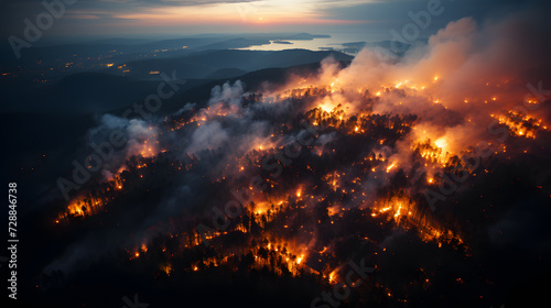 Inferno Unleashed Devastating Forest Fire