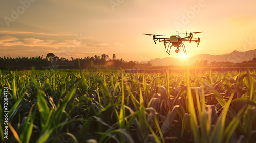 Drone Innovation in Farming. Generative AI