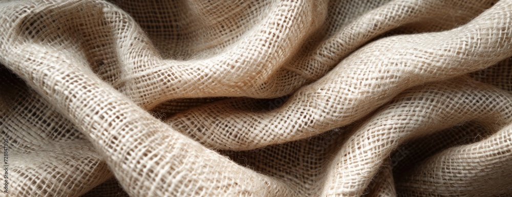 Close-Up View of Burlock Fabric Close-Up View of Burlock Fabric