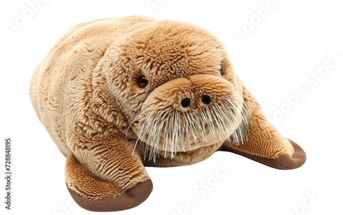 Charming Teddy Walrus isolated on transparent Background
