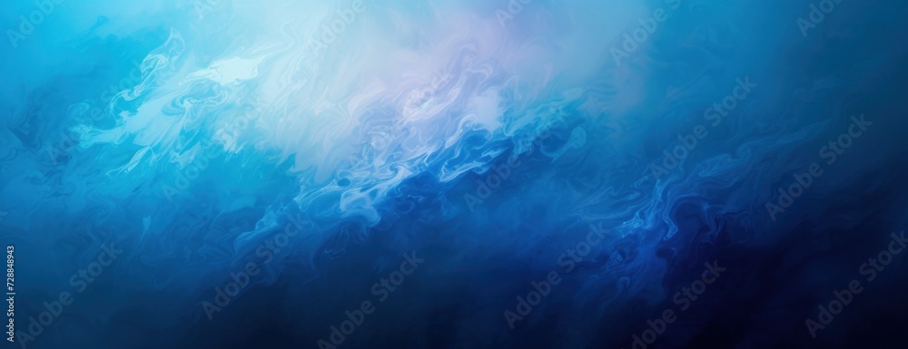 Fototapeta premium Majestic Blue and White Wave