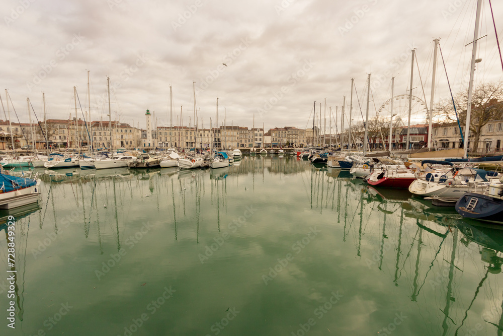port de plaisance de la ville de la rochelle en Charente Maritime en France