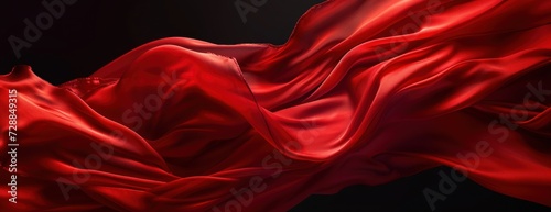 Red Cloth Blowing in the Wind