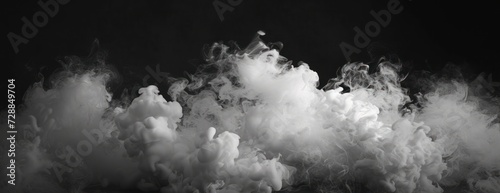 Monochrome Smoke Cloud photo