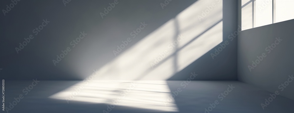 Obraz premium Room With Window and White Wall