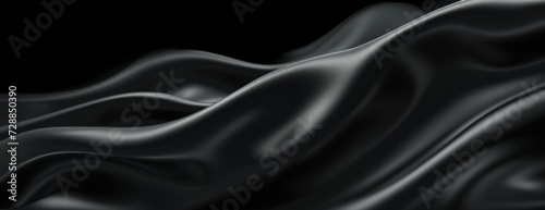 Wavy Fabric in Black and White