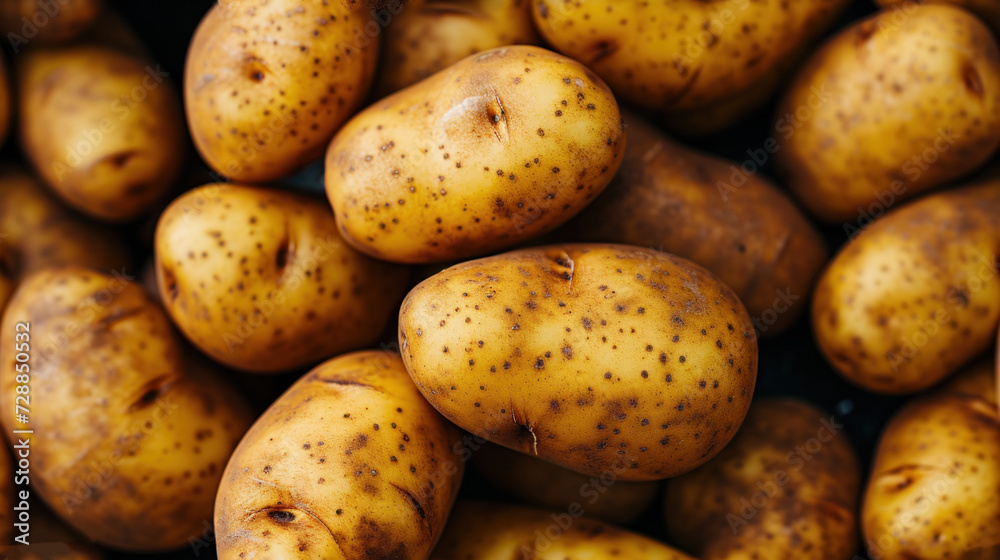 a pile of potatoes sitting next to each other on top of a pile of other potatoes on top of a pile of other potatoes on top of each other potatoes. a pile of potatoes sitting next to each other on top of a pile of other potatoes on top of a pile of other potatoes on top of each other potatoes.
