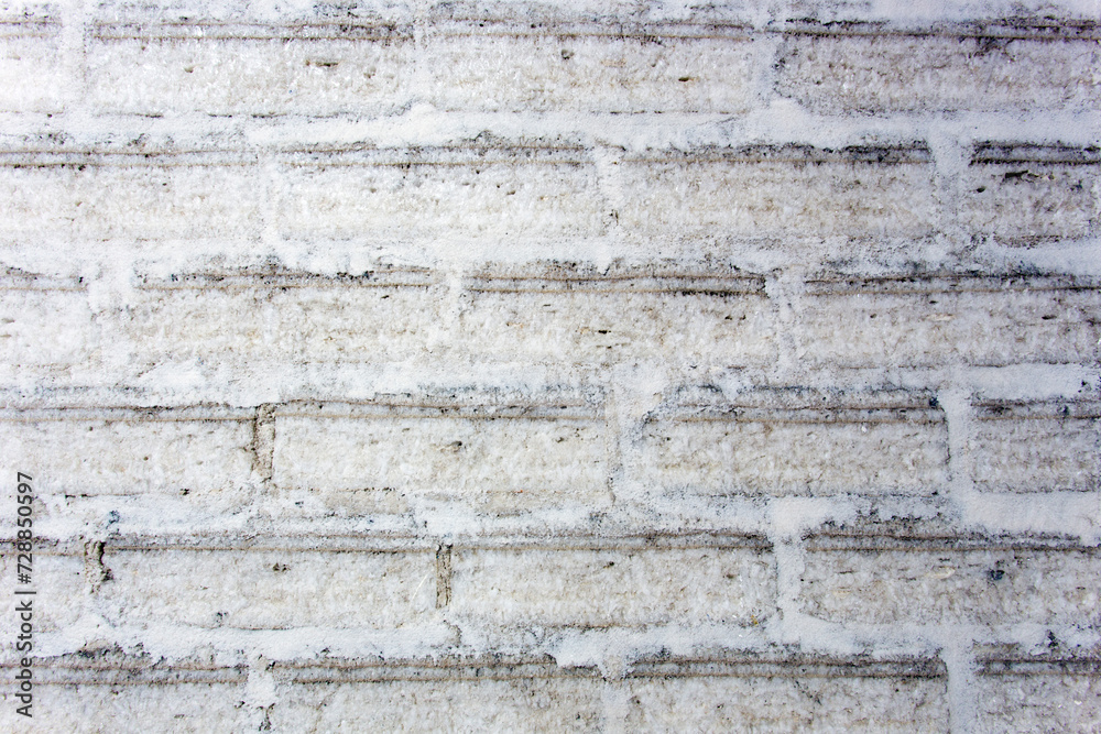 A texture of salt bricks wall A texture of salt bricks wall