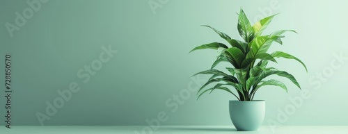 A Potted Plant on a Table