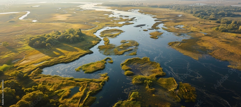 Tranquil Flow: Embracing the Serenity of a Vast River's Gentle Embrace, A Captivating Exploration of Nature's Majestic Watercourse Tranquil Flow: Embracing the Serenity of a Vast River's Gentle Embrace, A Captivating Exploration of Nature's Majestic Watercourse