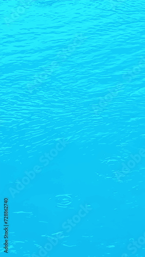 Vector illustration of the water surface texture of the Salzach river. Vectical 9 by 18 